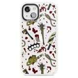 Movie Massacre Phone Case iPhone 15 Plus / Magsafe Impact Case,iPhone 15 / Magsafe Impact Case Blanc Space