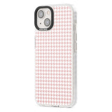 Pink Houndstooth Pattern