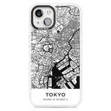 Map of Tokyo, Japan Phone Case iPhone 15 Plus / Magsafe Impact Case,iPhone 15 / Magsafe Impact Case Blanc Space