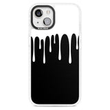 Melted Effect: White & Black Phone Case iPhone 15 Plus / Magsafe Impact Case,iPhone 15 / Magsafe Impact Case Blanc Space