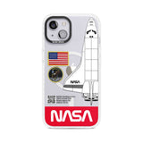 NASA Apollo 11 Phone Case iPhone 15 Plus / Magsafe Impact Case,iPhone 15 / Magsafe Impact Case Blanc Space