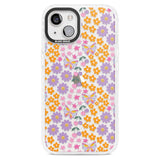 Botanical Bombardment Phone Case iPhone 15 Plus / Magsafe Impact Case,iPhone 15 / Magsafe Impact Case Blanc Space