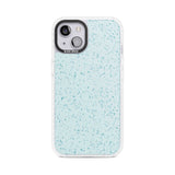 Light Blue Terrazzo Pattern Phone Case iPhone 15 Plus / Magsafe Impact Case,iPhone 15 / Magsafe Impact Case Blanc Space