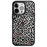 Light Pink Leopard Print - Transparent Phone Case iPhone 15 Pro Max / Magsafe Black Impact Case,iPhone 15 Pro / Magsafe Black Impact Case,iPhone 14 Pro Max / Magsafe Black Impact Case,iPhone 14 Pro / Magsafe Black Impact Case,iPhone 13 Pro / Magsafe Black Impact Case Blanc Space