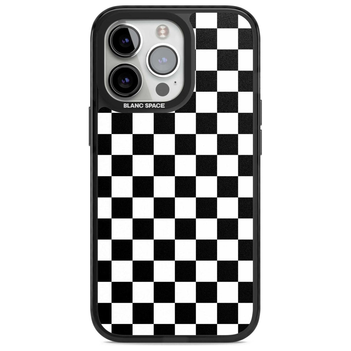 Black Checkered Phone Case iPhone 15 Pro Max / Magsafe Black Impact Case,iPhone 15 Pro / Magsafe Black Impact Case,iPhone 14 Pro Max / Magsafe Black Impact Case,iPhone 14 Pro / Magsafe Black Impact Case,iPhone 13 Pro / Magsafe Black Impact Case Blanc Space