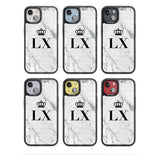 Personalised Initials with Crown on White Marble Custom Phone Case iPhone 15 Pro Max / Black Impact Case,iPhone 15 Plus / Black Impact Case,iPhone 15 Pro / Black Impact Case,iPhone 15 / Black Impact Case,iPhone 15 Pro Max / Impact Case,iPhone 15 Plus / Impact Case,iPhone 15 Pro / Impact Case,iPhone 15 / Impact Case,iPhone 15 Pro Max / Magsafe Black Impact Case,iPhone 15 Plus / Magsafe Black Impact Case,iPhone 15 Pro / Magsafe Black Impact Case,iPhone 15 / Magsafe Black Impact Case,iPhone 14 Pro Max / Black 