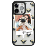 Personalised Pug - Dog Photo Custom Phone Case iPhone 15 Pro Max / Magsafe Black Impact Case,iPhone 15 Pro / Magsafe Black Impact Case,iPhone 14 Pro Max / Magsafe Black Impact Case,iPhone 14 Pro / Magsafe Black Impact Case,iPhone 13 Pro / Magsafe Black Impact Case Blanc Space