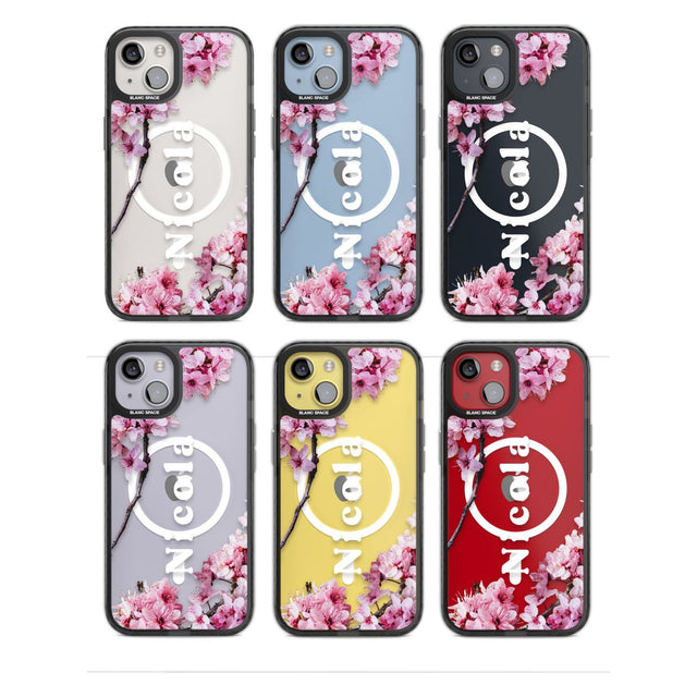 Personalised Cherry Blossoms with Text Custom Phone Case iPhone 15 Pro Max / Black Impact Case,iPhone 15 Plus / Black Impact Case,iPhone 15 Pro / Black Impact Case,iPhone 15 / Black Impact Case,iPhone 15 Pro Max / Impact Case,iPhone 15 Plus / Impact Case,iPhone 15 Pro / Impact Case,iPhone 15 / Impact Case,iPhone 15 Pro Max / Magsafe Black Impact Case,iPhone 15 Plus / Magsafe Black Impact Case,iPhone 15 Pro / Magsafe Black Impact Case,iPhone 15 / Magsafe Black Impact Case,iPhone 14 Pro Max / Black Impact Cas