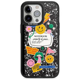 Personalised Notebook Cover with Stickers Custom Phone Case iPhone 15 Pro Max / Magsafe Black Impact Case,iPhone 15 Pro / Magsafe Black Impact Case,iPhone 14 Pro Max / Magsafe Black Impact Case,iPhone 14 Pro / Magsafe Black Impact Case,iPhone 13 Pro / Magsafe Black Impact Case Blanc Space