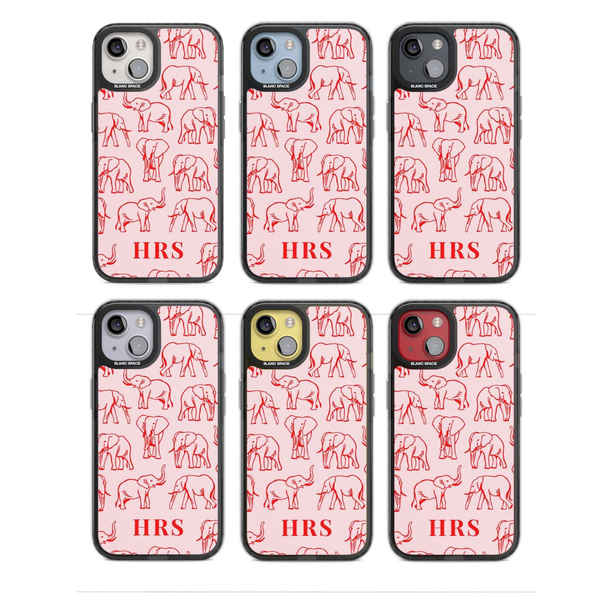 Personalised Red Elephant Outlines on Pink Custom Phone Case iPhone 15 Pro Max / Black Impact Case,iPhone 15 Plus / Black Impact Case,iPhone 15 Pro / Black Impact Case,iPhone 15 / Black Impact Case,iPhone 15 Pro Max / Impact Case,iPhone 15 Plus / Impact Case,iPhone 15 Pro / Impact Case,iPhone 15 / Impact Case,iPhone 15 Pro Max / Magsafe Black Impact Case,iPhone 15 Plus / Magsafe Black Impact Case,iPhone 15 Pro / Magsafe Black Impact Case,iPhone 15 / Magsafe Black Impact Case,iPhone 14 Pro Max / Black Impact