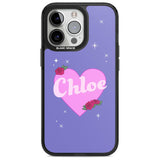 Personalised Glamorous Love Heart Custom Phone Case iPhone 15 Pro Max / Magsafe Black Impact Case,iPhone 15 Pro / Magsafe Black Impact Case,iPhone 14 Pro Max / Magsafe Black Impact Case,iPhone 14 Pro / Magsafe Black Impact Case,iPhone 13 Pro / Magsafe Black Impact Case Blanc Space