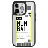 Personalised Mumbai Boarding Pass Custom Phone Case iPhone 15 Pro Max / Magsafe Black Impact Case,iPhone 15 Pro / Magsafe Black Impact Case,iPhone 14 Pro Max / Magsafe Black Impact Case,iPhone 14 Pro / Magsafe Black Impact Case,iPhone 13 Pro / Magsafe Black Impact Case Blanc Space