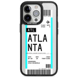 Personalised Atlanta Boarding Pass Custom Phone Case iPhone 15 Pro Max / Magsafe Black Impact Case,iPhone 15 Pro / Magsafe Black Impact Case,iPhone 14 Pro Max / Magsafe Black Impact Case,iPhone 14 Pro / Magsafe Black Impact Case,iPhone 13 Pro / Magsafe Black Impact Case Blanc Space