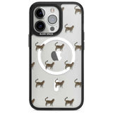 Bengal Cat Pattern Phone Case iPhone 15 Pro Max / Magsafe Black Impact Case,iPhone 15 Pro / Magsafe Black Impact Case,iPhone 14 Pro Max / Magsafe Black Impact Case,iPhone 14 Pro / Magsafe Black Impact Case,iPhone 13 Pro / Magsafe Black Impact Case Blanc Space