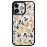 French Bulldog Watercolour Dog Pattern Phone Case iPhone 15 Pro Max / Magsafe Black Impact Case,iPhone 15 Pro / Magsafe Black Impact Case,iPhone 14 Pro Max / Magsafe Black Impact Case,iPhone 14 Pro / Magsafe Black Impact Case,iPhone 13 Pro / Magsafe Black Impact Case Blanc Space