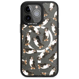 Bernese Mountain Dog Watercolour Dog Pattern Phone Case iPhone 15 Pro Max / Magsafe Black Impact Case,iPhone 15 Pro / Magsafe Black Impact Case,iPhone 14 Pro Max / Magsafe Black Impact Case,iPhone 14 Pro / Magsafe Black Impact Case,iPhone 13 Pro / Magsafe Black Impact Case Blanc Space