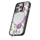 Purple Blossoms Transparent Floral