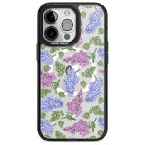 Purple Blossoms Transparent Floral