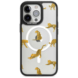 Clear Jaguar Jungle Cat Pattern Phone Case iPhone 15 Pro Max / Magsafe Black Impact Case,iPhone 15 Pro / Magsafe Black Impact Case,iPhone 14 Pro Max / Magsafe Black Impact Case,iPhone 14 Pro / Magsafe Black Impact Case,iPhone 13 Pro / Magsafe Black Impact Case Blanc Space