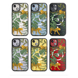 Two Jaguars & Foliage Jungle Cat Pattern