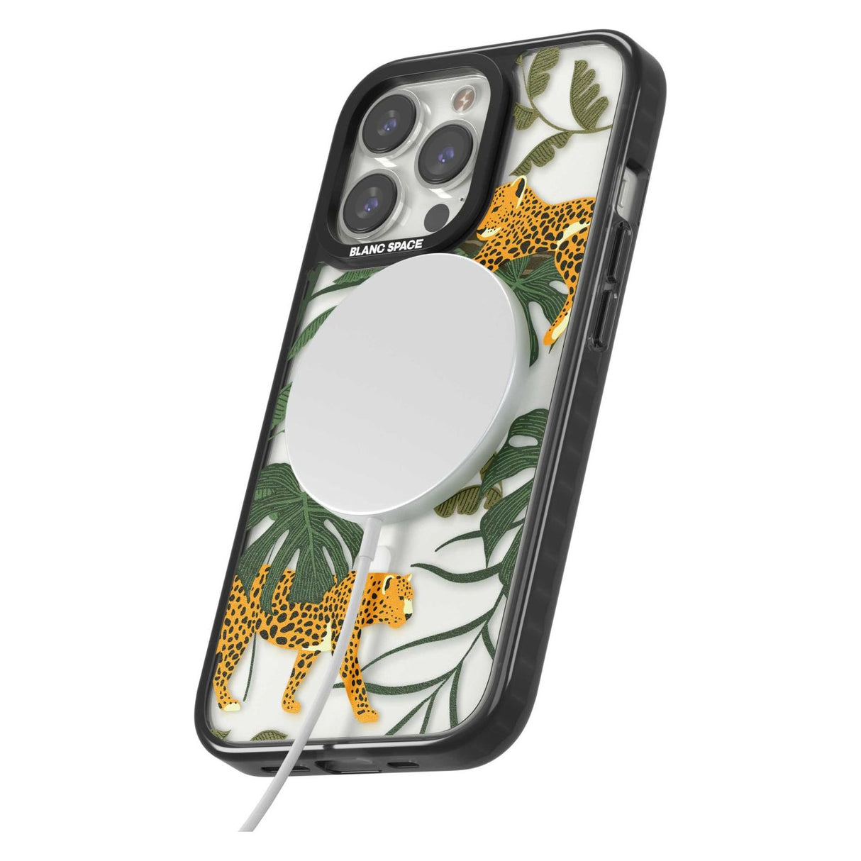 Two Jaguars & Foliage Jungle Cat Pattern