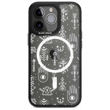 Black Tribal Palms Phone Case iPhone 15 Pro Max / Magsafe Black Impact Case,iPhone 15 Pro / Magsafe Black Impact Case,iPhone 14 Pro Max / Magsafe Black Impact Case,iPhone 14 Pro / Magsafe Black Impact Case,iPhone 13 Pro / Magsafe Black Impact Case Blanc Space