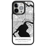 Map of Jacksonville, Florida Phone Case iPhone 15 Pro Max / Magsafe Black Impact Case,iPhone 15 Pro / Magsafe Black Impact Case,iPhone 14 Pro Max / Magsafe Black Impact Case,iPhone 14 Pro / Magsafe Black Impact Case,iPhone 13 Pro / Magsafe Black Impact Case Blanc Space