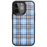 Blue Plaid Phone Case iPhone 14 Pro Max / Magsafe Black Impact Case,iPhone 14 Pro / Magsafe Black Impact Case,iPhone 13 Pro / Magsafe Black Impact Case Blanc Space