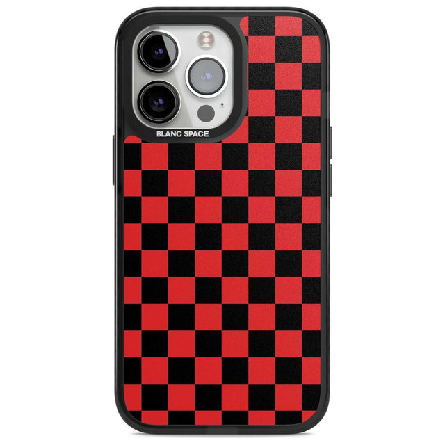 Red Black Checkered