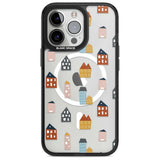 Cute Scandinavian Buildings Phone Case iPhone 15 Pro Max / Magsafe Black Impact Case,iPhone 15 Pro / Magsafe Black Impact Case,iPhone 14 Pro Max / Magsafe Black Impact Case,iPhone 14 Pro / Magsafe Black Impact Case,iPhone 13 Pro / Magsafe Black Impact Case Blanc Space