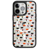 Minimalist Sushi Pattern Phone Case iPhone 15 Pro Max / Magsafe Black Impact Case,iPhone 15 Pro / Magsafe Black Impact Case,iPhone 14 Pro Max / Magsafe Black Impact Case,iPhone 14 Pro / Magsafe Black Impact Case,iPhone 13 Pro / Magsafe Black Impact Case Blanc Space