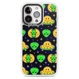 Alien Head Pattern Phone Case iPhone 15 Pro Max / Magsafe Impact Case,iPhone 15 Pro / Magsafe Impact Case Blanc Space