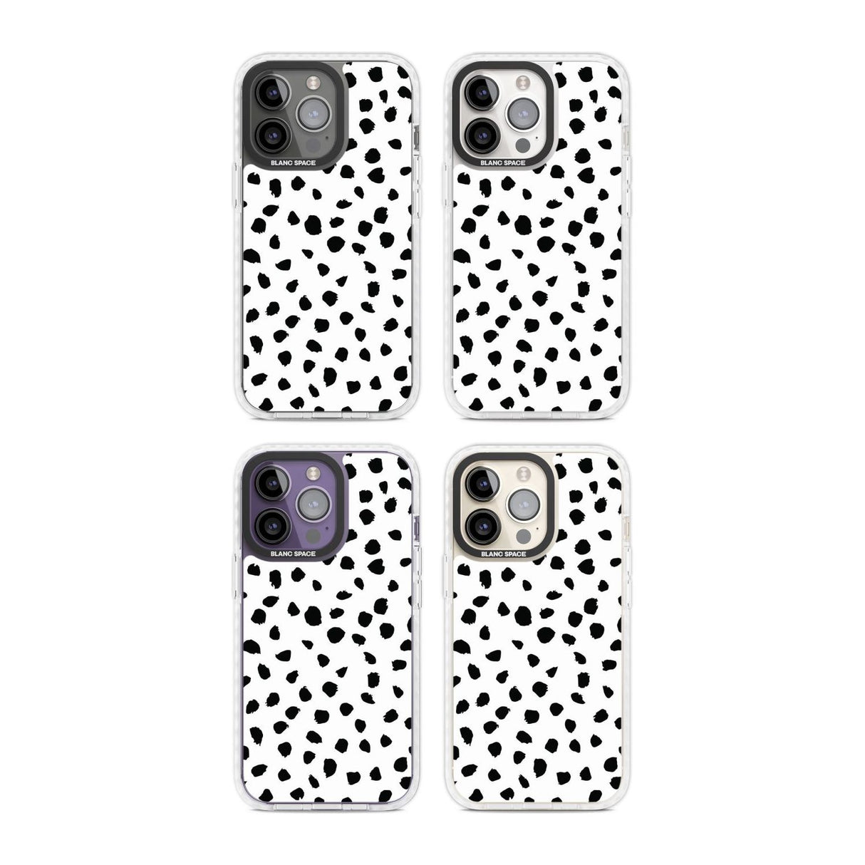 White Dalmatian Print