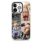 Personalised 4 Photo Grid Custom Phone Case iPhone 15 Pro Max / Magsafe Impact Case,iPhone 15 Pro / Magsafe Impact Case Blanc Space