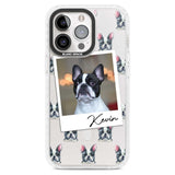 Personalised French Bulldog, Black & White - Dog Photo Custom Phone Case iPhone 15 Pro Max / Magsafe Impact Case,iPhone 15 Pro / Magsafe Impact Case Blanc Space