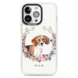 Personalised Beagle - Watercolour Dog Portrait Custom Phone Case iPhone 15 Pro Max / Magsafe Impact Case,iPhone 15 Pro / Magsafe Impact Case Blanc Space