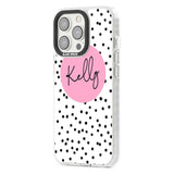 Personalised Pink Circle & Dots Custom Phone Case iPhone 15 Pro Max / Black Impact Case,iPhone 15 Plus / Black Impact Case,iPhone 15 Pro / Black Impact Case,iPhone 15 / Black Impact Case,iPhone 15 Pro Max / Impact Case,iPhone 15 Plus / Impact Case,iPhone 15 Pro / Impact Case,iPhone 15 / Impact Case,iPhone 15 Pro Max / Magsafe Black Impact Case,iPhone 15 Plus / Magsafe Black Impact Case,iPhone 15 Pro / Magsafe Black Impact Case,iPhone 15 / Magsafe Black Impact Case,iPhone 14 Pro Max / Black Impact Case,iPhon