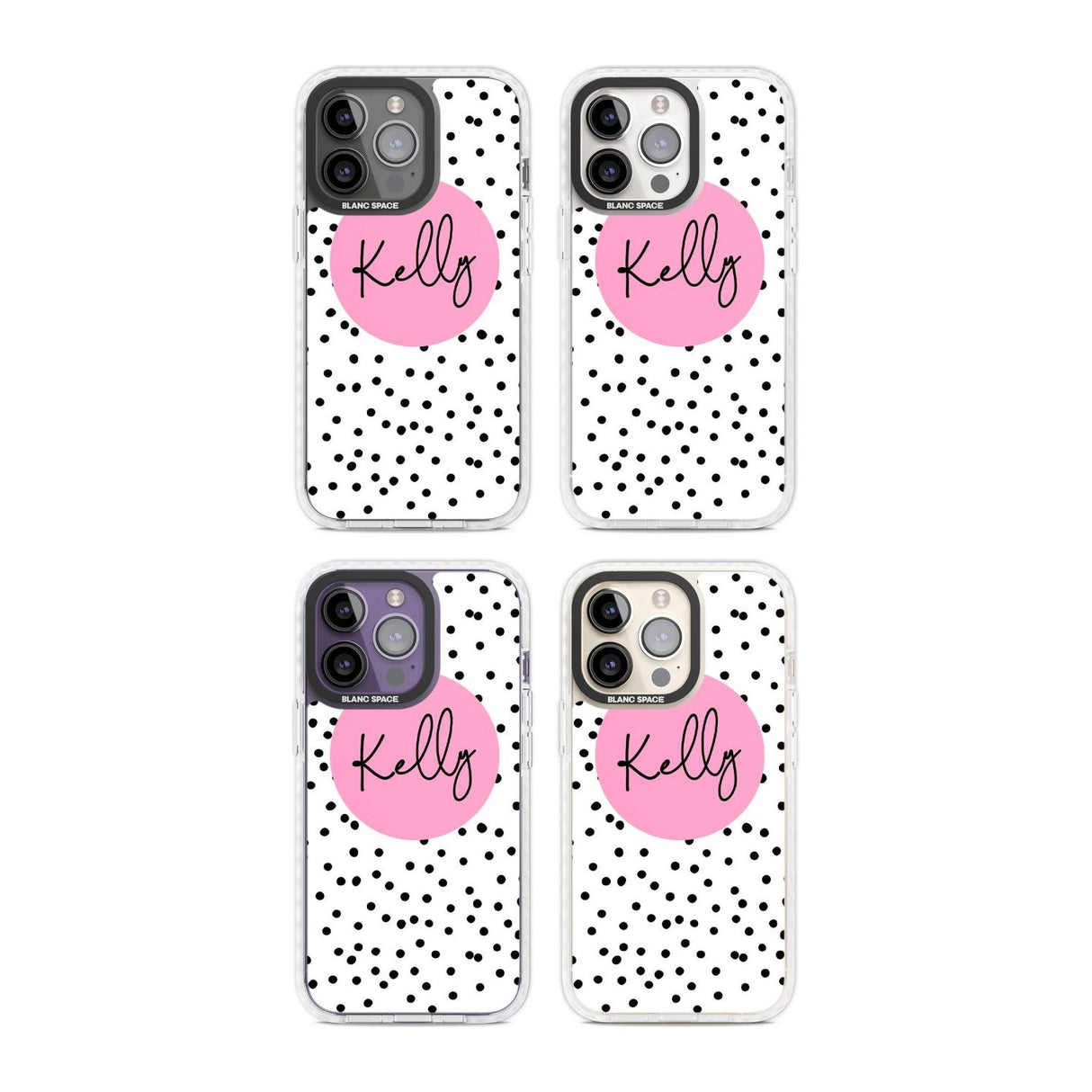 Personalised Pink Circle & Dots Custom Phone Case iPhone 15 Pro Max / Black Impact Case,iPhone 15 Plus / Black Impact Case,iPhone 15 Pro / Black Impact Case,iPhone 15 / Black Impact Case,iPhone 15 Pro Max / Impact Case,iPhone 15 Plus / Impact Case,iPhone 15 Pro / Impact Case,iPhone 15 / Impact Case,iPhone 15 Pro Max / Magsafe Black Impact Case,iPhone 15 Plus / Magsafe Black Impact Case,iPhone 15 Pro / Magsafe Black Impact Case,iPhone 15 / Magsafe Black Impact Case,iPhone 14 Pro Max / Black Impact Case,iPhon