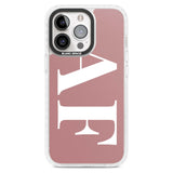 Personalised White & Rose Personalised Custom Phone Case iPhone 15 Pro Max / Magsafe Impact Case,iPhone 15 Pro / Magsafe Impact Case Blanc Space