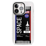 Personalised NASA Boarding Pass (Dark) Custom Phone Case iPhone 15 Pro Max / Magsafe Impact Case,iPhone 15 Pro / Magsafe Impact Case Blanc Space