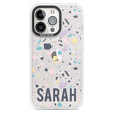 Personalised Terrazzo - Pink, Purple, Blue Custom Phone Case iPhone 15 Pro Max / Magsafe Impact Case,iPhone 15 Pro / Magsafe Impact Case Blanc Space