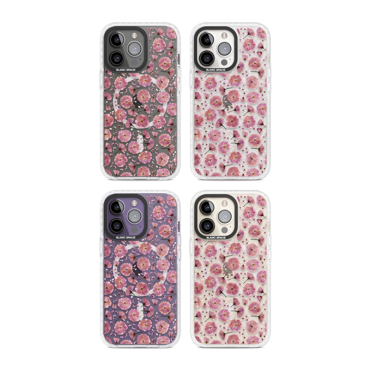 Pink Flowers & Blossoms Transparent Design