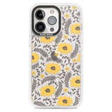 Yellow Blossoms Transparent Floral