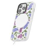 Purple Blossoms Transparent Floral