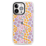 Botanical Bombardment Phone Case iPhone 15 Pro Max / Magsafe Impact Case,iPhone 15 Pro / Magsafe Impact Case Blanc Space