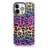 Rainbow Gradient Leopard Print