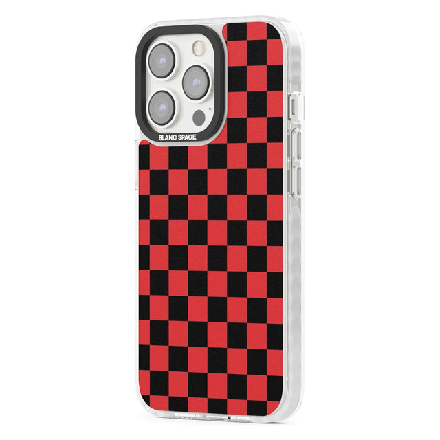 Red Black Checkered