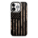 Desert Camo US Flag Phone Case iPhone 15 Pro Max / Magsafe Impact Case,iPhone 15 Pro / Magsafe Impact Case Blanc Space