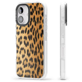 iPhone 16 Pro Max Designer Fashion Gold Leopard Print Black Impact Phone Case