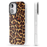 iPhone 16 Pro Max Gold Leopard Print Black Impact Phone Case